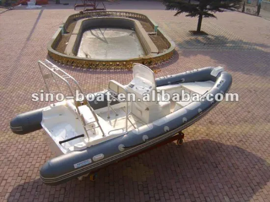 6.8m Hypalon rigid fiberglass hull inflatable RIB Boat (BL680)