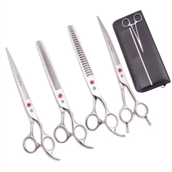 Wholesale Color Printing Dog Grooming Shears Pet Hair Scissors