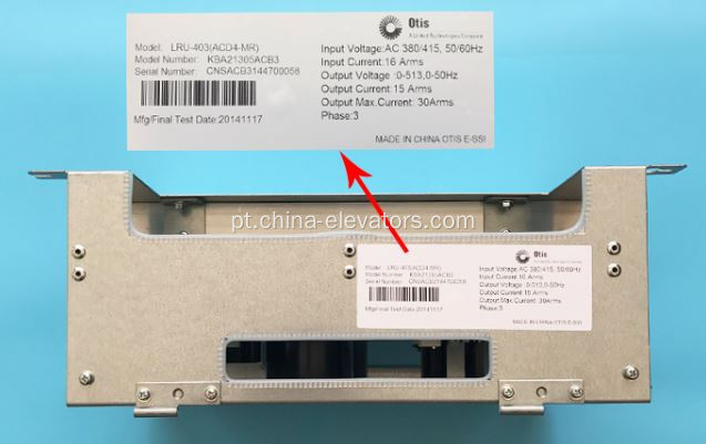 KBA21305ACB3 LRU-403 (ACD4-MR) Inversor para elevadores Otis