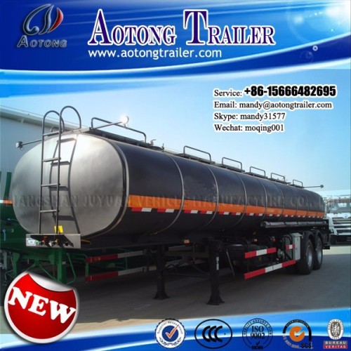 20-60m3 heating system asphalt/bitumen transport tanker semi trailer for sale