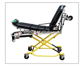 emergency aluminum folding stretcher for ambulance