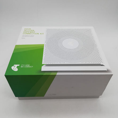 Colorful Telstra Gateway Lid Off Gift Box