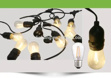 Led string light filament string light from professional filament bulb supplier
