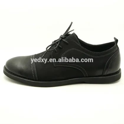 fashionable high quality men's leather business dress shoes