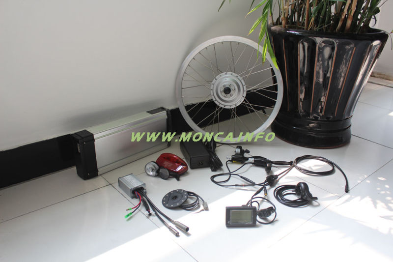 Electric Bicycle Kits CE Approved Silver Alloy Li-ion Battery