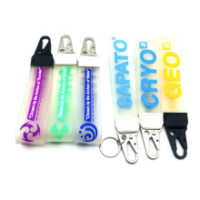 Keychain in gomma in PVC personalizzato con anello chiave