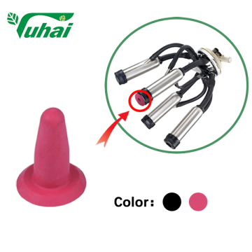 rubber inflation plug for sheep/goat inflations, milk cluster accessory