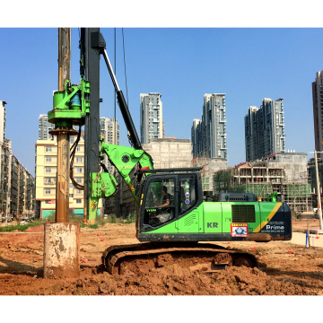 125KN Torque Hydraulic Rotary Borehole Pile Drilling Rig Machine