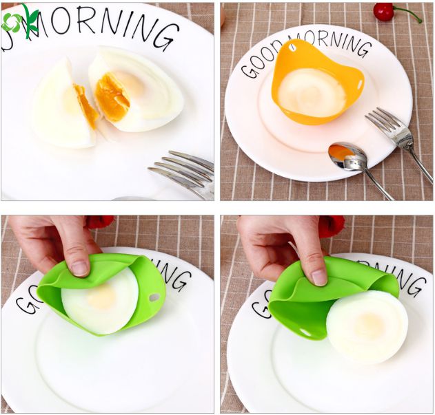 BPA Free Food Grade Silicone Egg Boiled