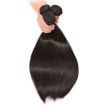 Wholesale 100% Remy Human Virgin Brazilian Hair Bundles, 8-32 Inch Brazilian Weave Color Hair Bundles With Closure