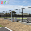 Clôture de clôture en chaîne noire filet de clôture de cour de tennis