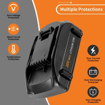 Worx 20V Lithium Battery Replacement Options