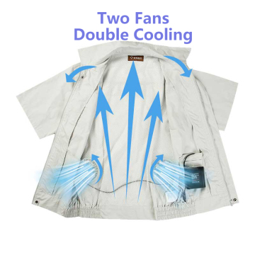 Summer Worker Wear: Cool Jacket with Fan and Air Conditioning