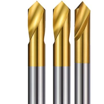 HSS Spot Titanium-Plated Center Drills: 60°, 90°, 120° Chamfering Center Drills