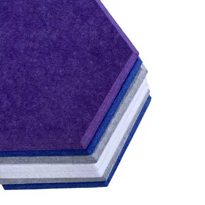Soundproofing Polyester Fiber Adhesive Sound Absorbing Acoustic Panels