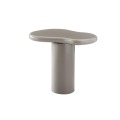 Mélanger MDF contemporain moderne MDF Mélange de base et les couleurs de correspondance peinture rond Table basse côté chêne