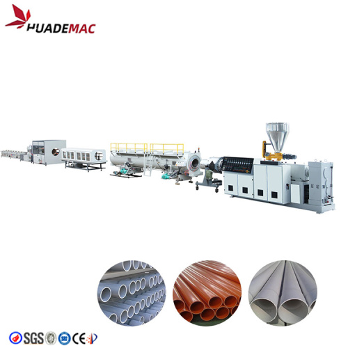 Electronic threading extrusion pvc pipe making machine