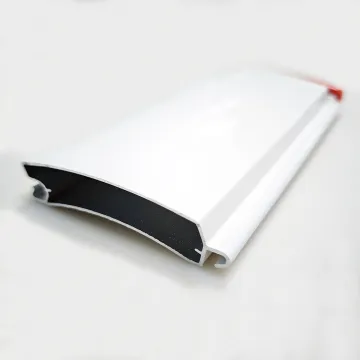 6061 6063 T5 T6 Aluminum Extruded Profiles for Rolling Shutter Doors with End Covers