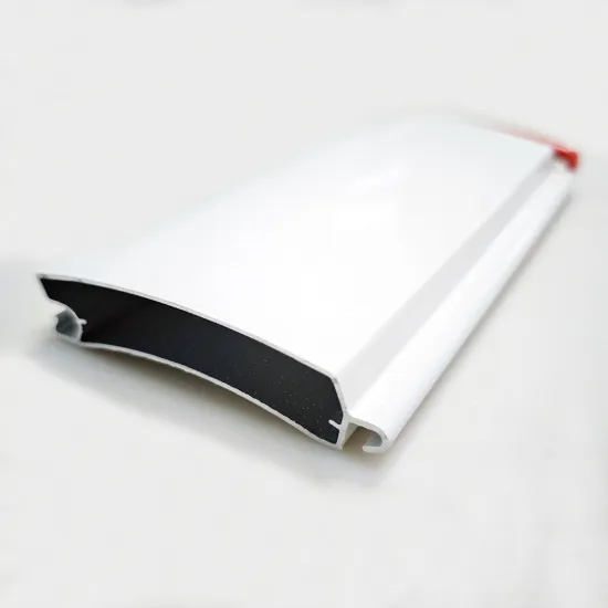 6061 6063 T5 T6 Aluminum Extruded Profiles for Rolling Shutter Doors with End Covers
