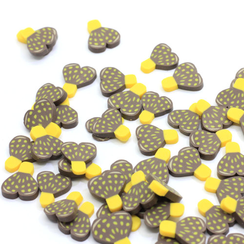 Dekoracyjne mini owoce glina polimerowa Kawaii kształt plasterek 500 g / worek ręcznie robione rękodzieło konfetti szlam dekoracja telefonu