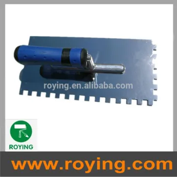 notched bricklayer trowel