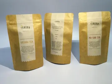 Printed Kraft Paper Stand Up Tea Bag