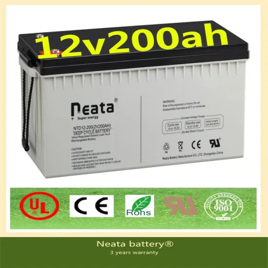 Neata Rechargeable lead-acid battery 12v 200AH with deep cycle car batteries