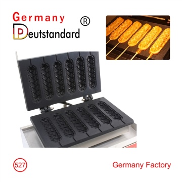 Sechs Muffin Hot Dog Maker Maschine mit Edelstahl