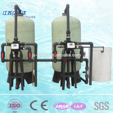Large flow multiwayvalve water softener for water purification