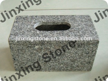 Natural Stone Toilet Paper Holder Granite Napkin Holder Paper Tissue Box
