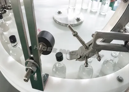 Alcohol Vodka Brandy Liquor Gin Filling Machine Line 100ml Glass Bottle