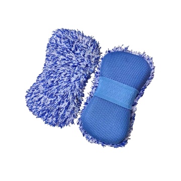 Long Fleece Plush Microfiber Pad for Auto Car Wash and Detailing