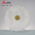 ATO Flower glass plate Charger Plates Glass Plate