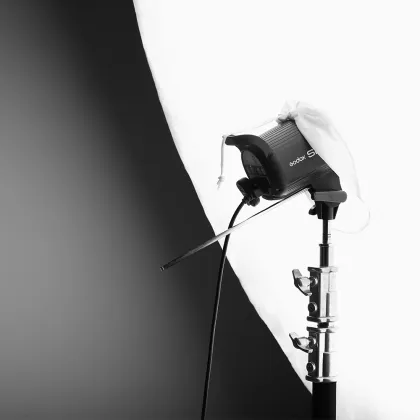 Godox 75 Inch 178cm Silver Black Reflective Umbrella Lighting Kit