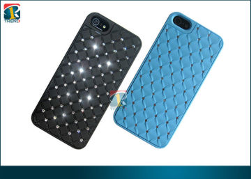 Blue, Green, Red Rubberized Or Chrome Durable Pc Starry Plastic Hard Cover For Iphone 5