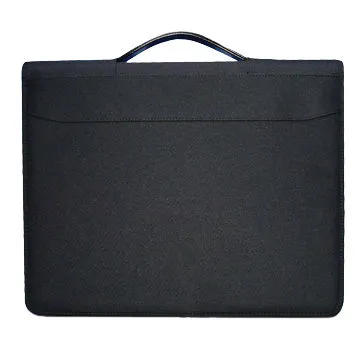 A4 Canvas Briefcase (Drop Handle, Ring Binder, Notepad and Card Pockets)