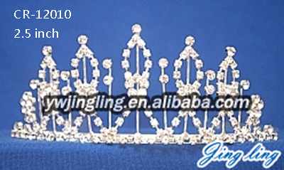 Pearl Rhinestone Crowns And Tiaras CR-12010