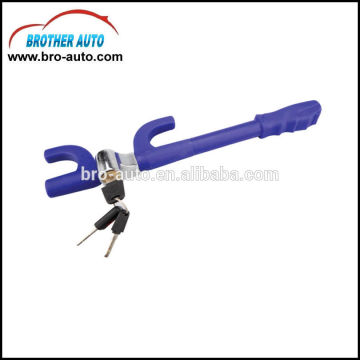 High quality stainless steel standard size 3key car steering wheel lock with CE best steering wheel lock