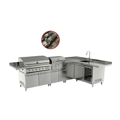Outdoor Kitchens Built in BBQ Island Barbecue Grill