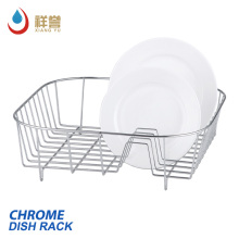 Chrome Steel Kitchen Dish Drainer Rack