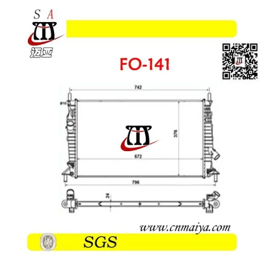 3M5H 8005 RK aluminum radiator
