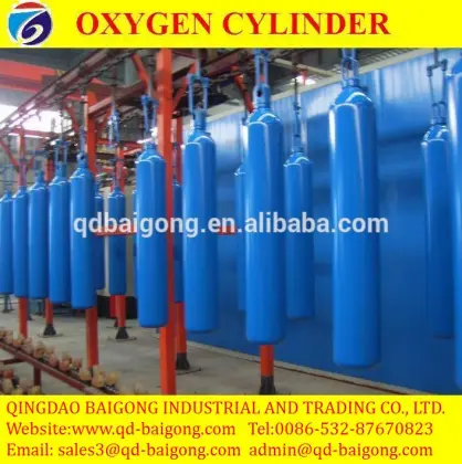 seamless steel oxygen gas cylinder