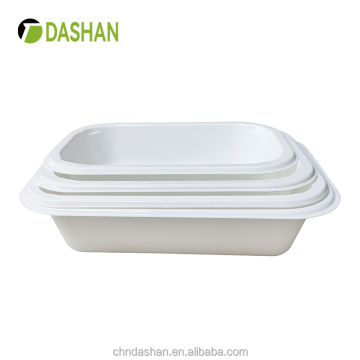 Disposable Food-Grade CPET Plastic Baking Tray, 350ml, Single Compartment - Ideal for Aviation and Fast Food