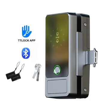 TTLock Bluetooth Keyless Biometric Glass Gate Door Lock