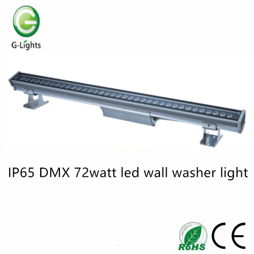 IP65 DMX 72watt led wall washer light