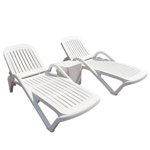 Collapsible Outdoor Beach Lounge Chair