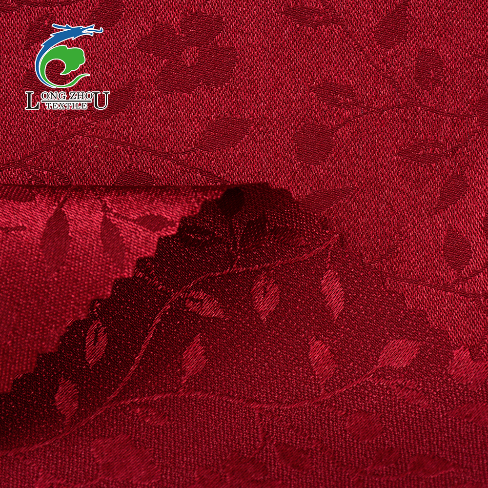 Milan Satin Fabric Jacquard Fabric