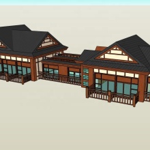 fashion easy-installation wooden villa