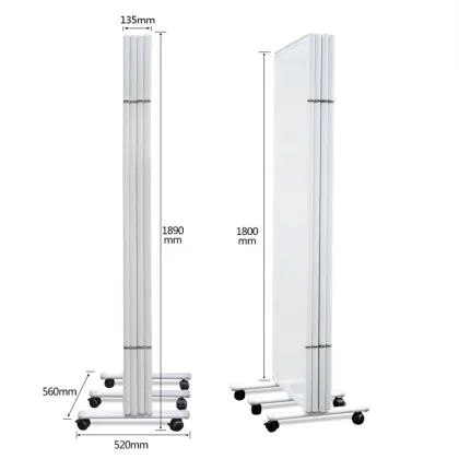 school home office mobile accordion partition screen board