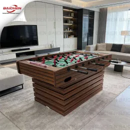 indoor modern glass foosball table